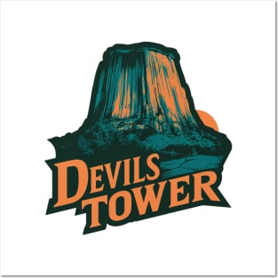 Devils Tower Reserve in Wyoming Posters and Art